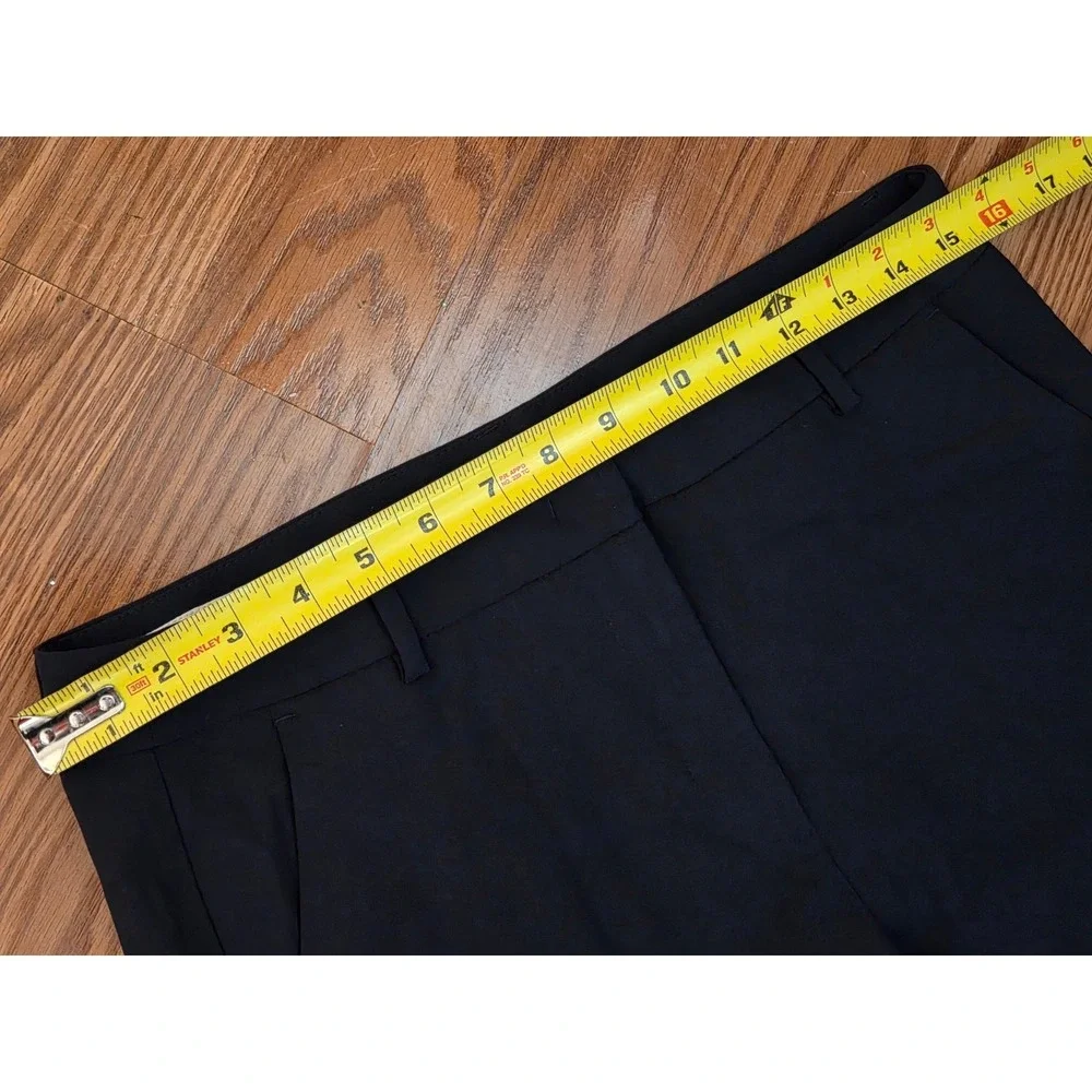Weekend Max Mara Cigarette Fit W13‎ Trousers Navy Blue Stretch Pants Womens 10